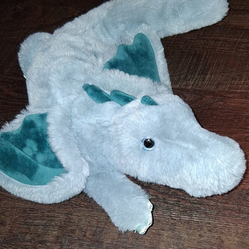 Douglas Obie Blue Dragon Plush Stuffed Animal.